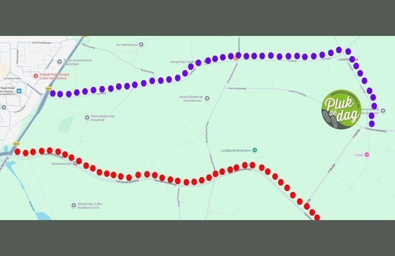 Camping pluk de dag omleiding noord west zuid