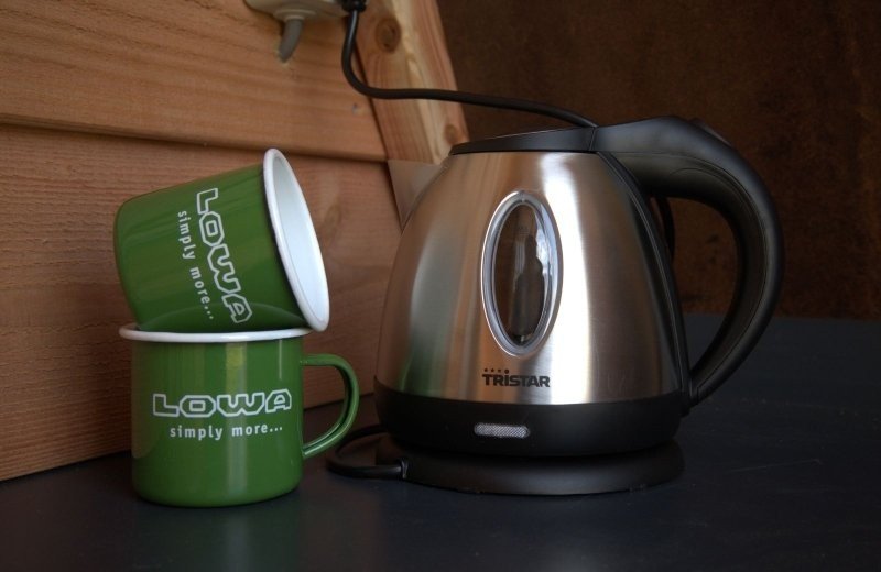 Houten hutje aan het pieterpad