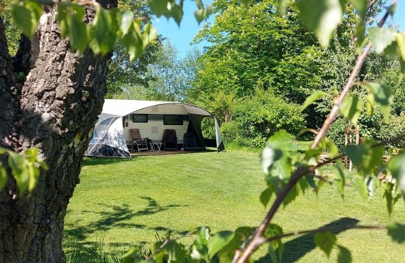 Klein camping rustig en natuur