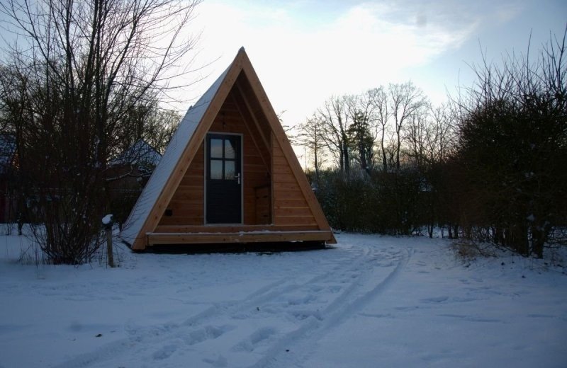 Houtsnip Houten Tent